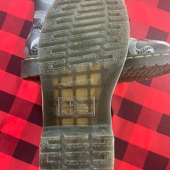 Dr. Martens Black Wild Serpent Boots - Picture 3 of 4